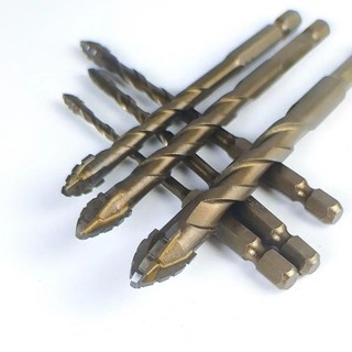 [Giao hàng từ Việt Nam] Bộ mũi khoan gạch bê tông 4/6 chiếc PURECOTTON0, răng cưa đa chức năng, độ cứng cao 4 lớp