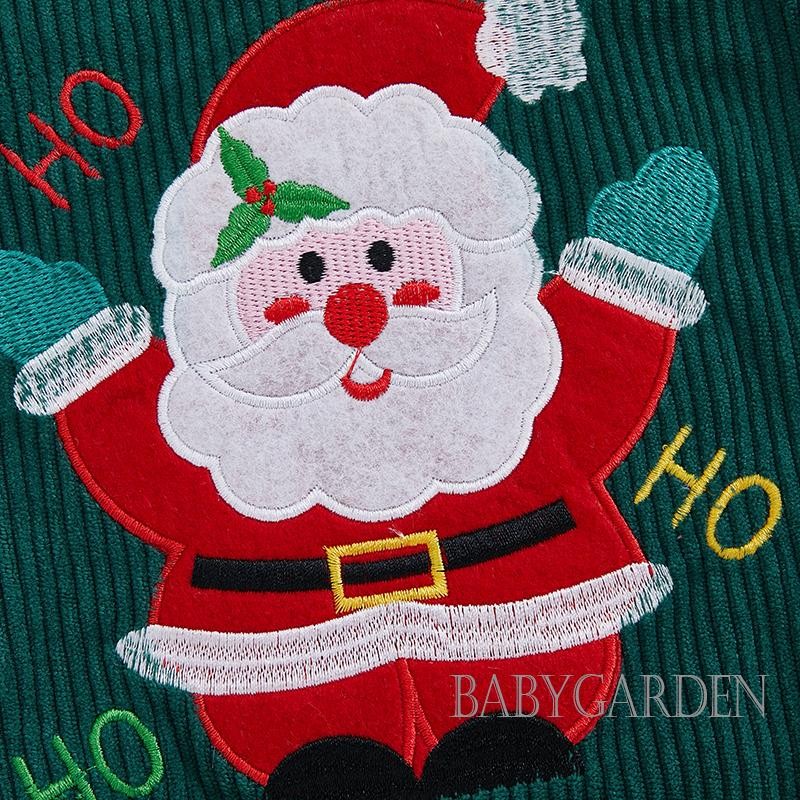 / / -Baby Bé Trai Bé Gái Quần Áo Không Tay Ông Già Noel Dây Đeo Áo Liền Quần Trang Phục Sơ Sinh
