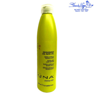 Gel dưỡng tạo kiểu chống cháy UNA DESIGNING OIL NON OIL 250ml [ TN ]