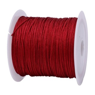 Vòng tay/dây bện làm tay chất liệu tự làm, màu đỏ, mã hóa số 72 Boting