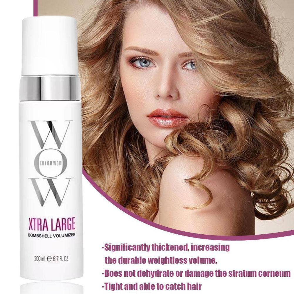 Khối Lượng Tóc Làm Dày Tạo Kiểu Bảo Vệ Nhiệt Bọt Xác Định Chuyên Nghiệp Mousse Lâu Dài R4b3
