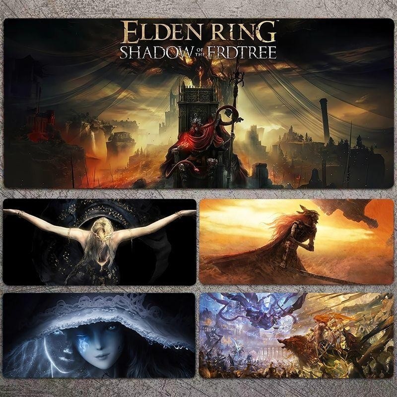 Miếng Lót Chuột Chơi Game Cho Elden Ring Game Thủ Cực Lớn Dày Bàn Phím Máy Tính Thảm Bàn Văn Phòng Thảm Bàn Làm Việc Cao Su Trang Trí Bàn Làm Việc