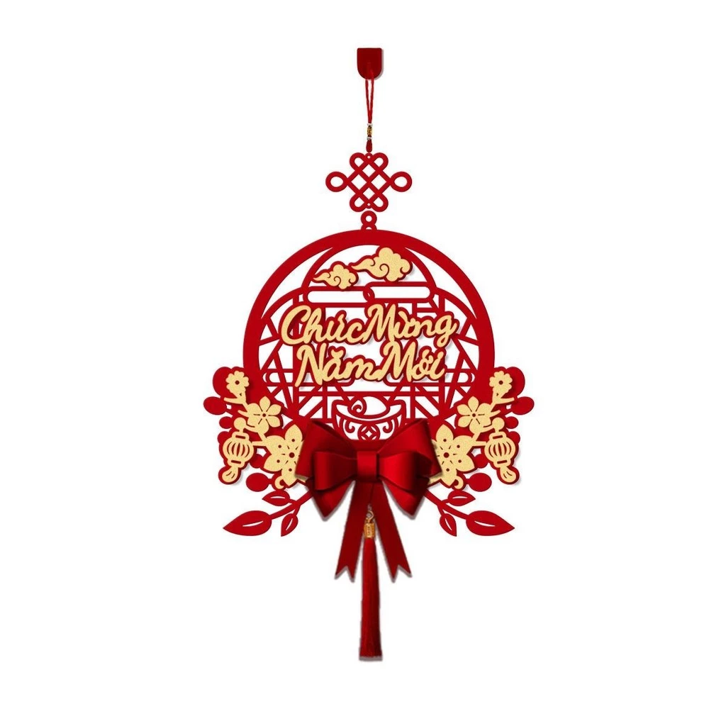 Phụ kiện dây treo chữ Tết trang trí nhà cửa, thu hút may mắn và tài lộc cho năm mới