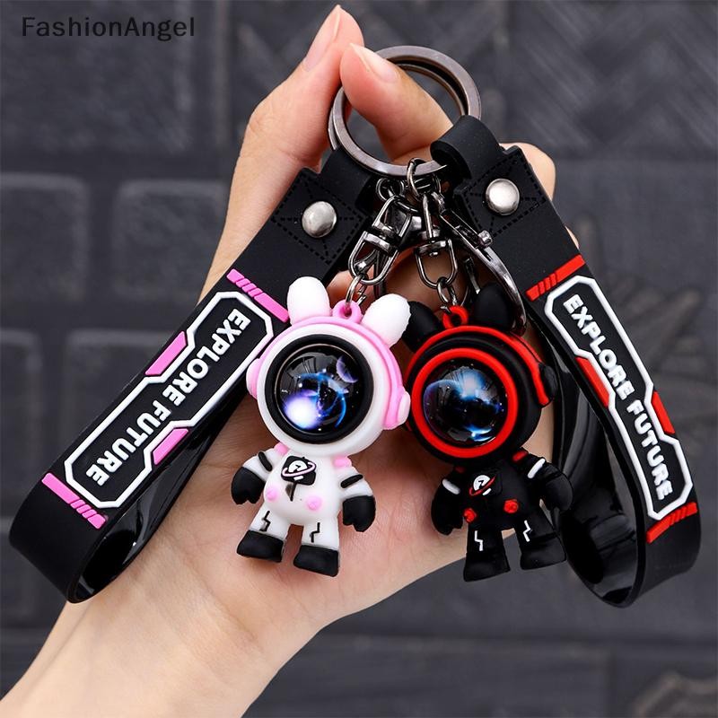 Fashionangel Hoạt Hình Dễ Thương Phi Hành Gia Gấu Móc Khóa Tinh Tế Đơn Giản Cặp Đôi Búp Bê Mặt Dây Chuyền Sáng Tạo Ba Lô Trang Trí Phụ Kiện Quà Tặng VN