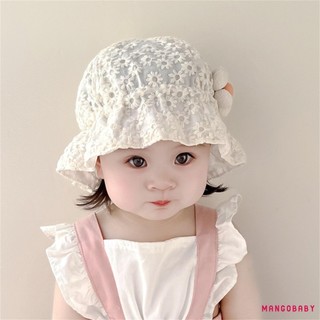 Mg-baby Bé Gái Ren Nón Hoa Chống Nắng Mũ Chống Nắng Dễ Thương Cho Mùa Xuân Hè