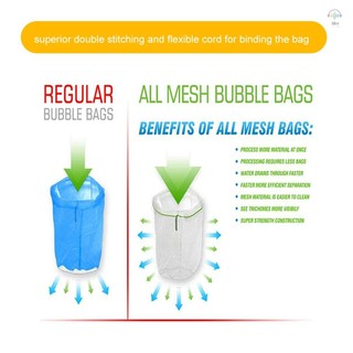 Bộ 5 túi lọc 1 gallon túi bong bóng micron dây rút