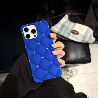 Ốp điện thoại kiểm tra kim cương giả sang trọng bằng kim cương giả cho iPhone16 Pro Max 15 14 13 12 11 Pro Max bảo vệ camera chống sốc Ốp lưng silicon mềm chống rơi