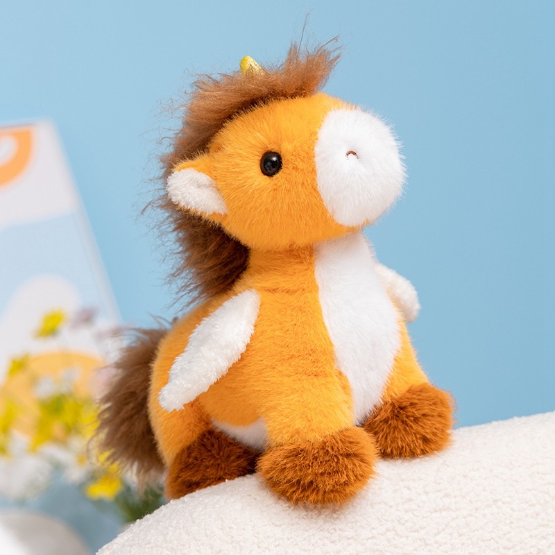 Rytanda Kawaii Horse Plushie Doll Mô phỏng dễ thương Ngựa bay Đồ chơi sang trọng có làm đầy mềm, Đệm Sofa búp bê động vật, Quà tặng sinh nhật bạn gái trẻ em
