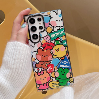 Ốp lưng GLITTER Minini Garden Party Phone Case For cho Samsung Galaxy S26 25Ultra S25Plus S25 S24 S23 S22Ultra S24 23Plus Vỏ mềm bảo vệ chống sốc
