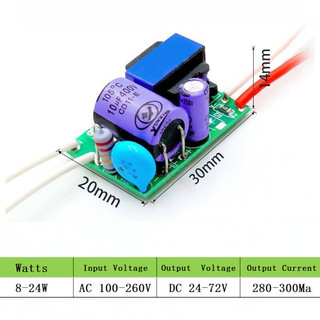 5 Chiếc LED Trần Ban Driver Biến Áp Chấn Lưu 4-12W 8-18W 8-24W 24-36W 36-50W 60-100W 100-150W DIY Đèn Bảo Trì Trình Điều Khiển Đèn Bền Đẹp, Tiết Kiệm Năng Lượng, Chống Cháy Nổ