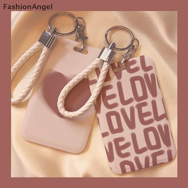 Fashionangel Phim Hoạt Hình Đựng Thẻ Photocard Chủ Móc Khóa Học Sinh Bảo Vệ Thẻ Hồng ID Thẻ Ngân Hàng Bao Trường Văn Phòng Phẩm VN
