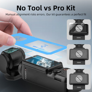 DJI Osmo Pocket 3/4 kính cường lực màn hình + ống kính, phụ kiện bảo vệ