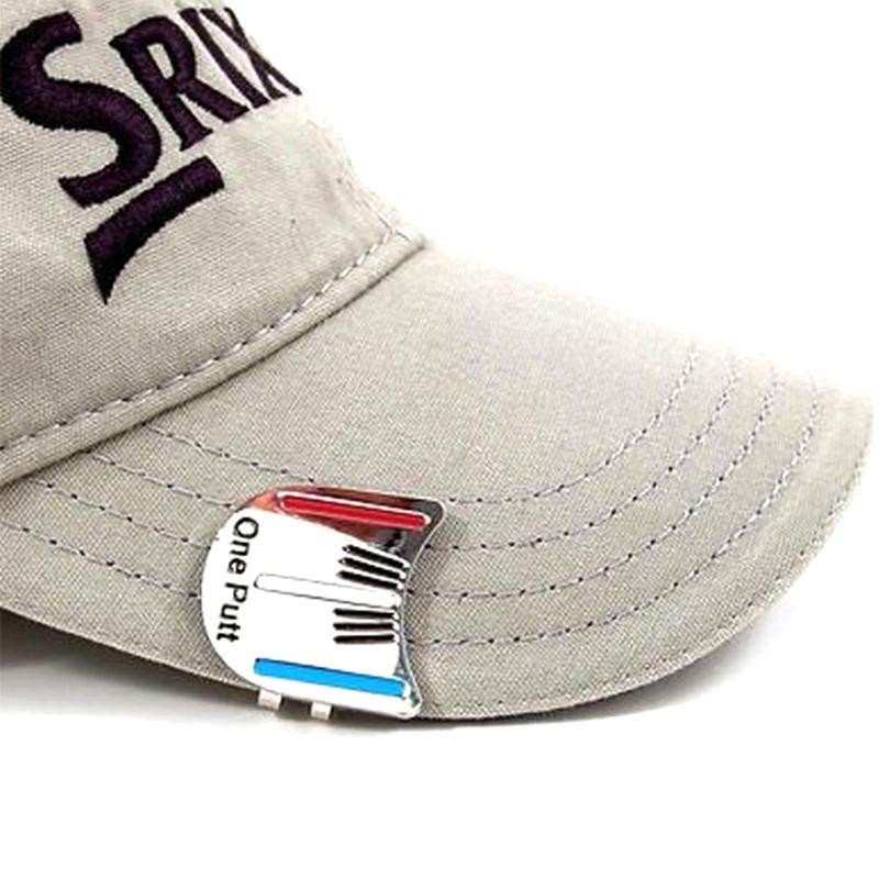 Tmoy One putt Design Golf Ball Mark plus Từ Golf Hat Clip Golf Marker Drop Ship markerone putt TCS