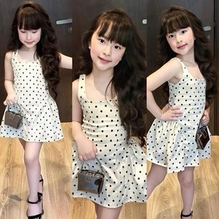 V30-Váy chấm bi cho bé gái sang chảnh size từ 8-30Kg