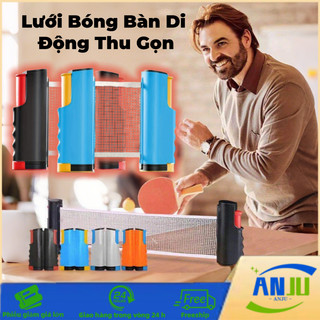 Lưới Bóng Bàn Di Động Thu Gọn, Chuẩn Kích Thước Thi Đấu, Chất Lượng Cao