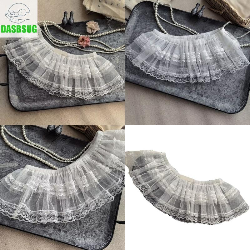 DASBSUG Váy Mini bé gái 3-10 tuổi Rèm đánh rắm cho trẻ sơ sinh có lưới xếp nếp