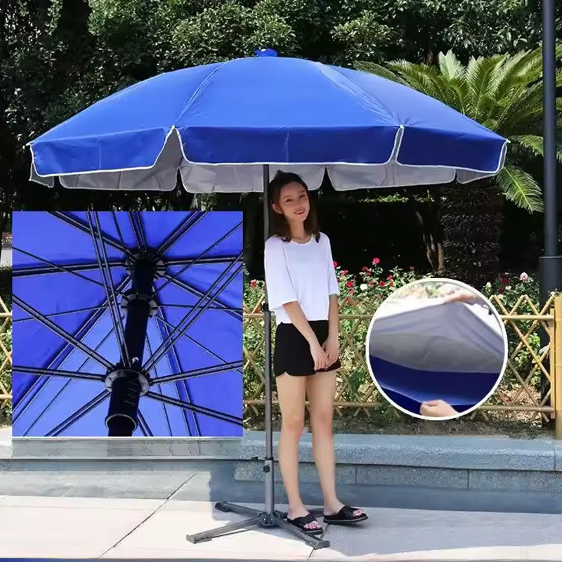 Ô tròn hai tầng ngoài trời 2.2m,Dù Câu Cá Cao Cấp, Che Nắng, Che Mưa Chống Tia UV,Ô 2 Tầng Rộng 2m2
