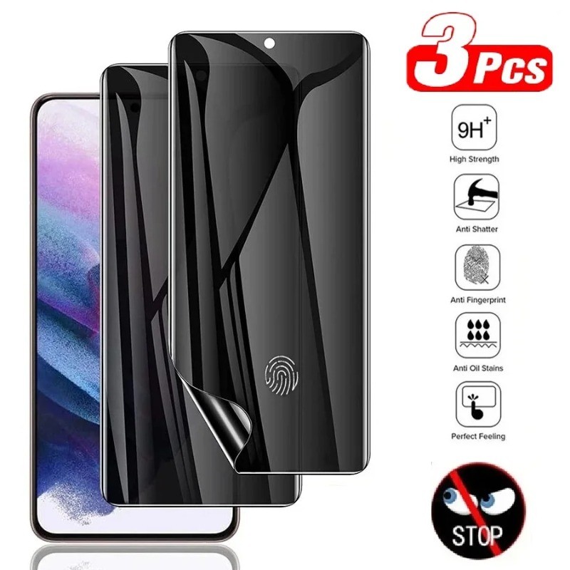 Google Pixel9 Pixel8 Pixel6 1-3 Chiếc 500D Full Cover Chống Gián Điệp Riêng Tư Mềm Hydrogel Cho Google Pixel 9 8 7 6 Pro XL 9a 8a 7a 6a 5 4a Bảo Vệ Màn Hình Điện Thoại HD Trong Suốt Phim Mềm