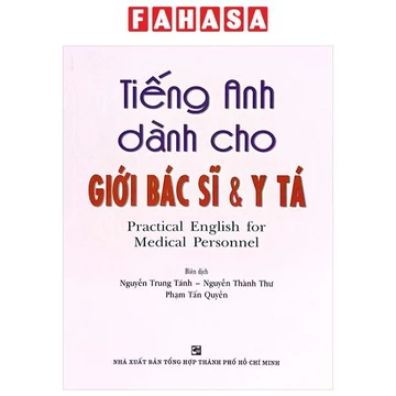 Sách - Tiếng Anh Dành Cho Giới Bác Sĩ Và Y Tá