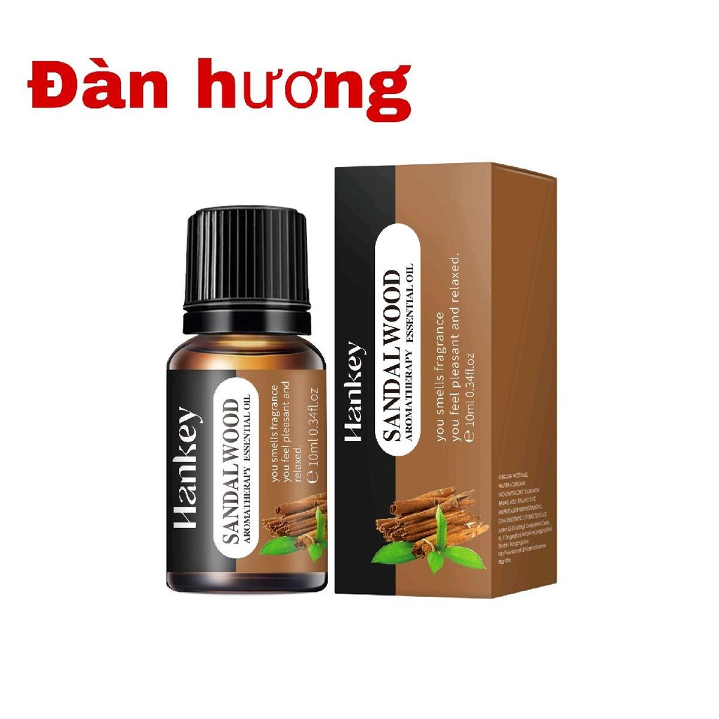Tình dầu xông phòng tự nhiên tự chọn mùi, chai 10ml, tinh dầu xông phòng thơm phòng đuổi mũi