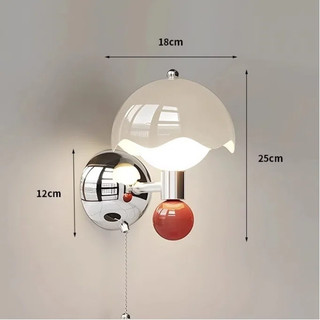 AIMI Đèn Tường LED Acrylic Có Dây Kéo Công Tắc Trang Trí Nhà Cửa Treo Tường Thích Hợp Cho Phòng Khách Phòng Ngủ Và Phòng Tắm