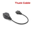 POP Hạng Nặng Xe Tải Chẩn Đoán Chuyển Đổi Cáp Dây 12Pin Đến 16Pin Phù Hợp Cho GAZ Bảo Trì Xe Lỗi Phát Hiện