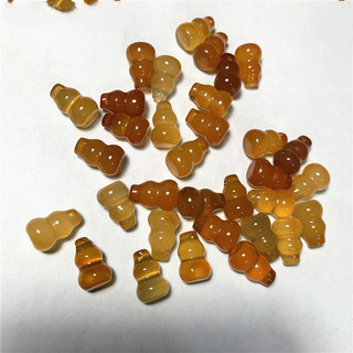 10 Chiếc Ngọc chalcedony Mã Não Mặt Dây Chuyền Nhỏ Tròn Bầu Bình Trang Trí Tua Rua Nhỏ Hòa Bình Khóa Dệt Phụ Kiện