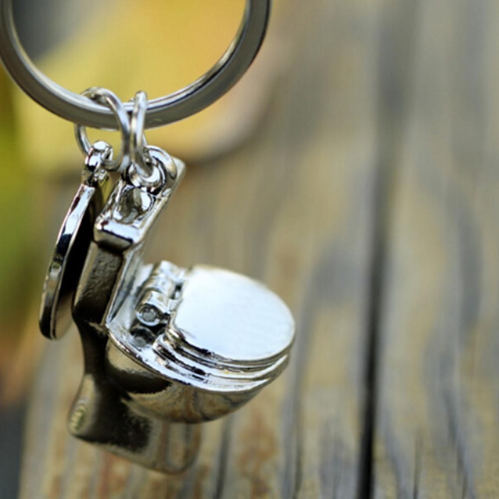 Cá rô phi Dễ Thương Nhà Vệ Sinh Mãi Mãi Móc Khóa Kim Loại Móc Khóa Keyfob Quà Tặng Sáng Tạo HEVN