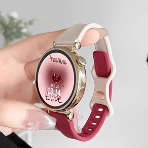 Dây đeo đồng hồ silicon mỏng 20mm 22mm cho Samsung Galaxy Watch 7 40mm 44mm 6 5 4 6Classic 5pro 4 / Active 2 Active 2 Gear 3 Dây đeo đồng hồ cao su