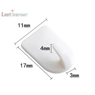 [Lostcorner] 10 Cái Móc Nhỏ Đa Năng Mạnh Dính Chìa Khóa Vòng Cổ Trang Trí Móc Nhỏ Sản Phẩm Gia Đình [Mới]