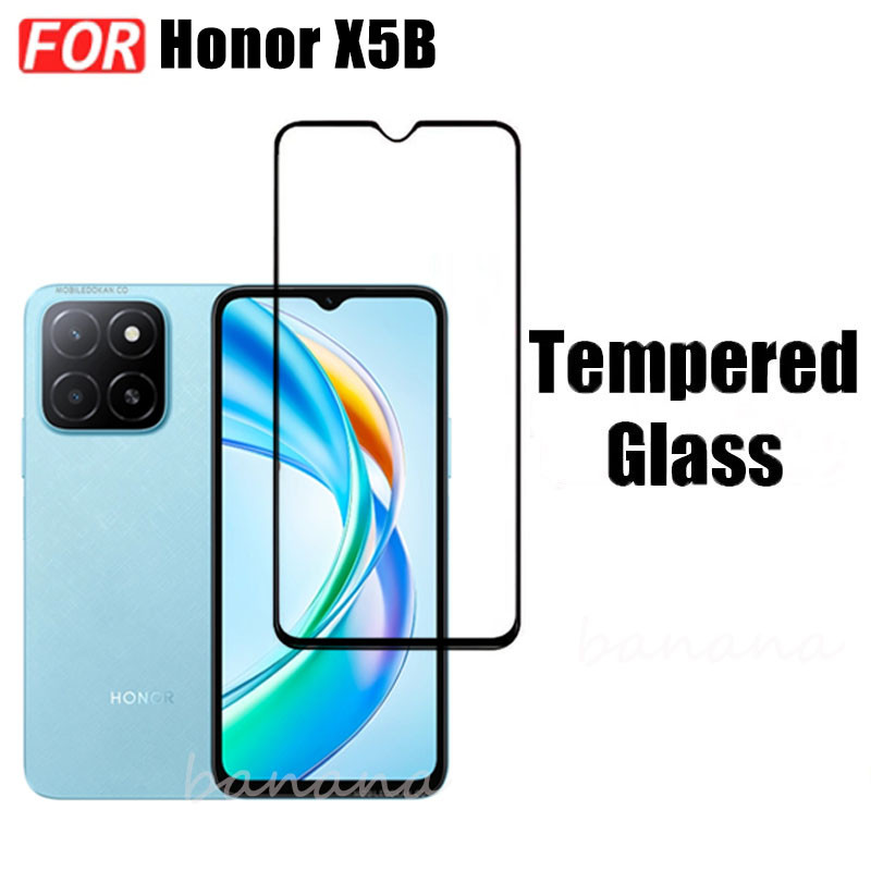Phim Kính Cường Lực 3 TRONG 1 Honor X5B Cho Honor X7C X7B X6B X8B Kính Bảo Vệ Màn Hình Toàn Bộ + Phim Ống Kính Máy Ảnh + Phim Mặt Sau