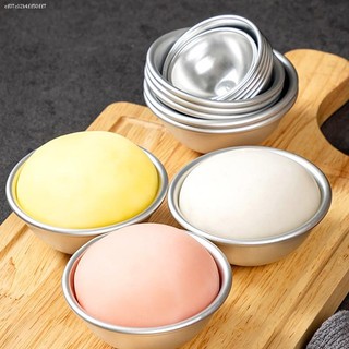 Khuôn mochi,bánh bò,bánh bao khuôn bánh phú sĩ,khay làm xà bông tắm hình bán nguyệt bằng hợp kim nhôm tiện dụng