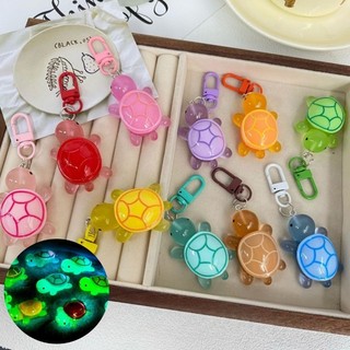 Động vật biển phát sáng rùa biển DIY móc khóa rùa biển dễ thương móc khóa mặt dây chuyền retro phụ kiện để tặng bạn gái