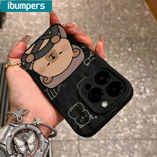 ibumpers Ốp Lưng IPhone Ngộ nghĩnh Capybara Loopy Họa Tiết Cặp Đôi Ốp Điện Thoại Cho IPhone 16 15 14 12 13 11 Pro Max IP 7 8 Plus X XS XR Silicon Mềm Chống Sốc