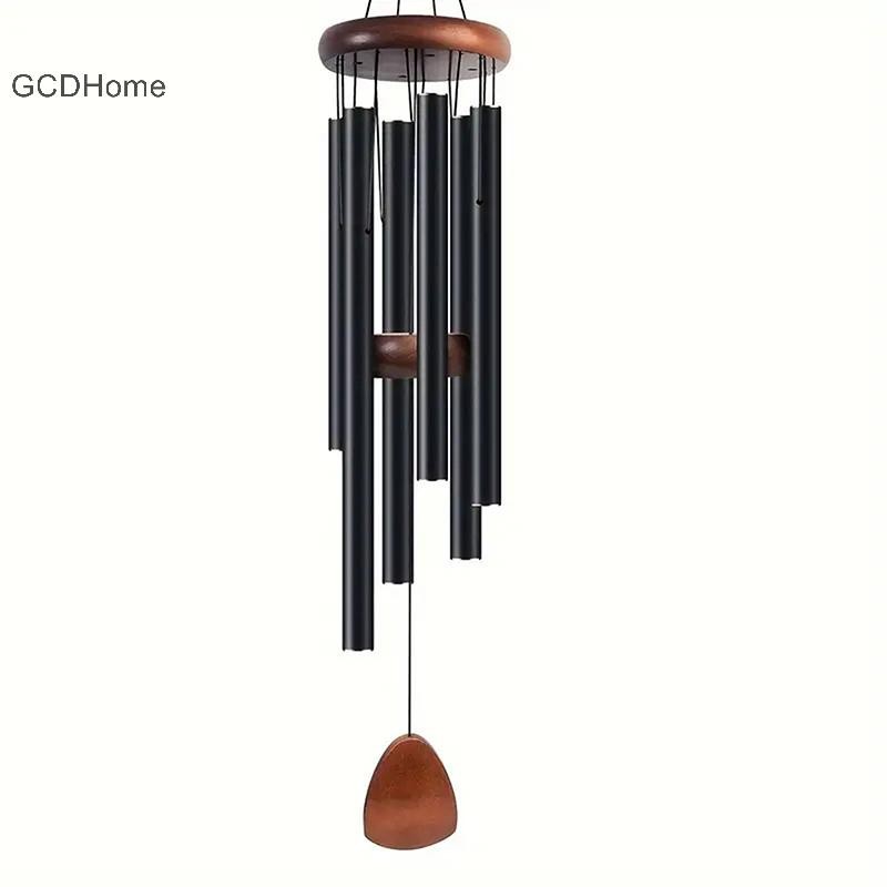 Gcdhome Classic 26 Inch Ống Nhôm Chuông Gió Có Thẻ Trang Trại Sân Vườn Ban Công Hành Lang Trang Trí HOT