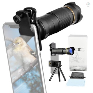 36x Điện Thoại Telephoto Bộ Ống Kính Với Chân Máy Mini Kẹp Điện Thoại Giá Đỡ Điện Thoại Túi Ống Kính Vải Vệ Sinh Cho Đi Bộ Đường Dài Cắm Trại Quan Sát Động Vật Hoang Dã Mặt Trăng Trò Chơi Thể Thao Buổi Hòa Nhạc Xem
