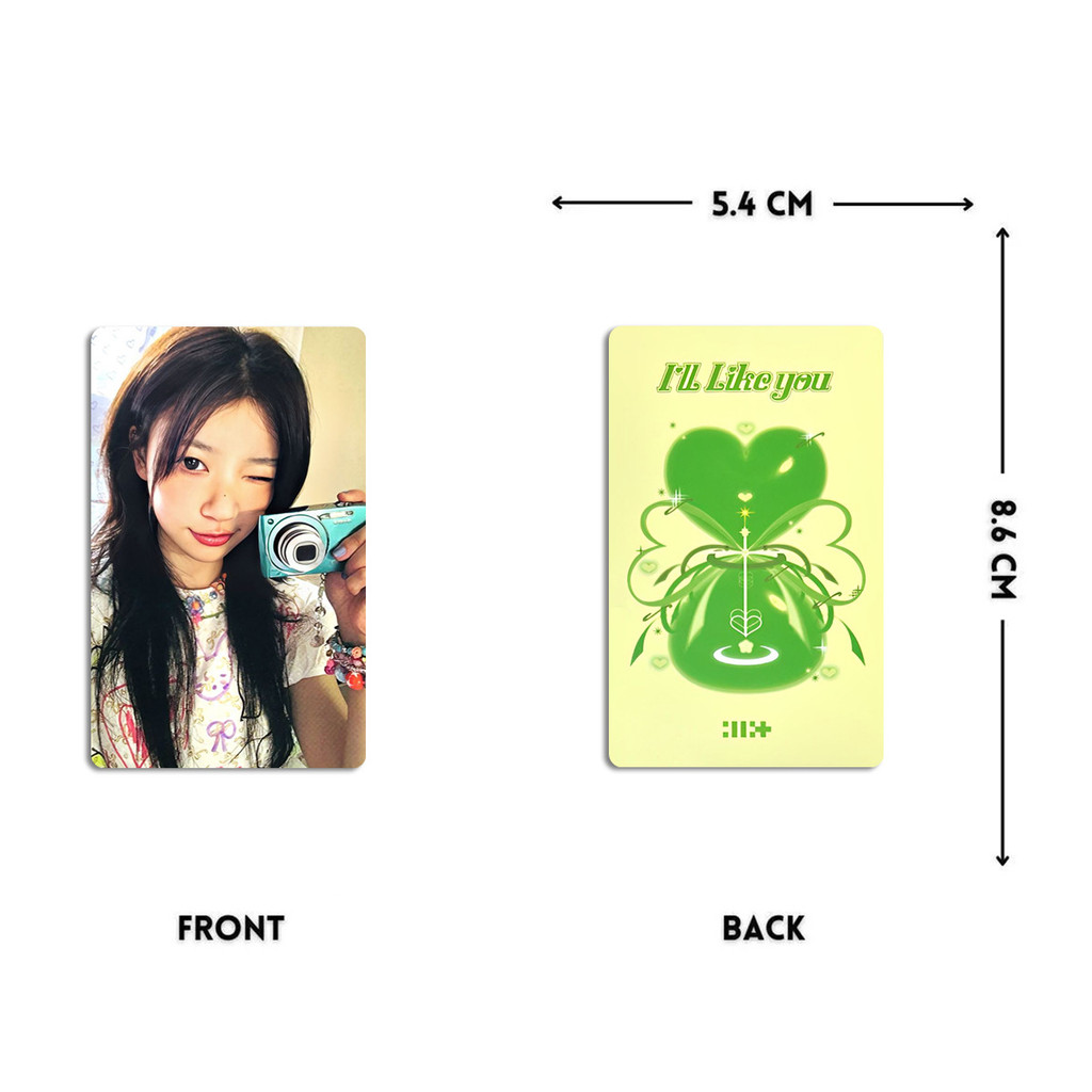 HK1 5 Cái / bộ ILLIT photo ILL LIKE YOU album GLLIT YUNAH MINJU MOKA WONHEE IROHA LOMO card KH1