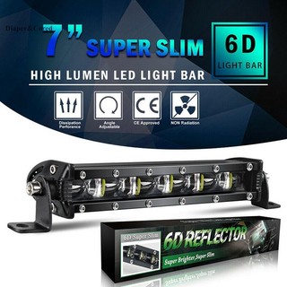 Diaper & CORED 8inch 18W LED Work Light Bar Flood Spot Beam Offroad 4WD SUV Lái xe Đèn sương mù YTH