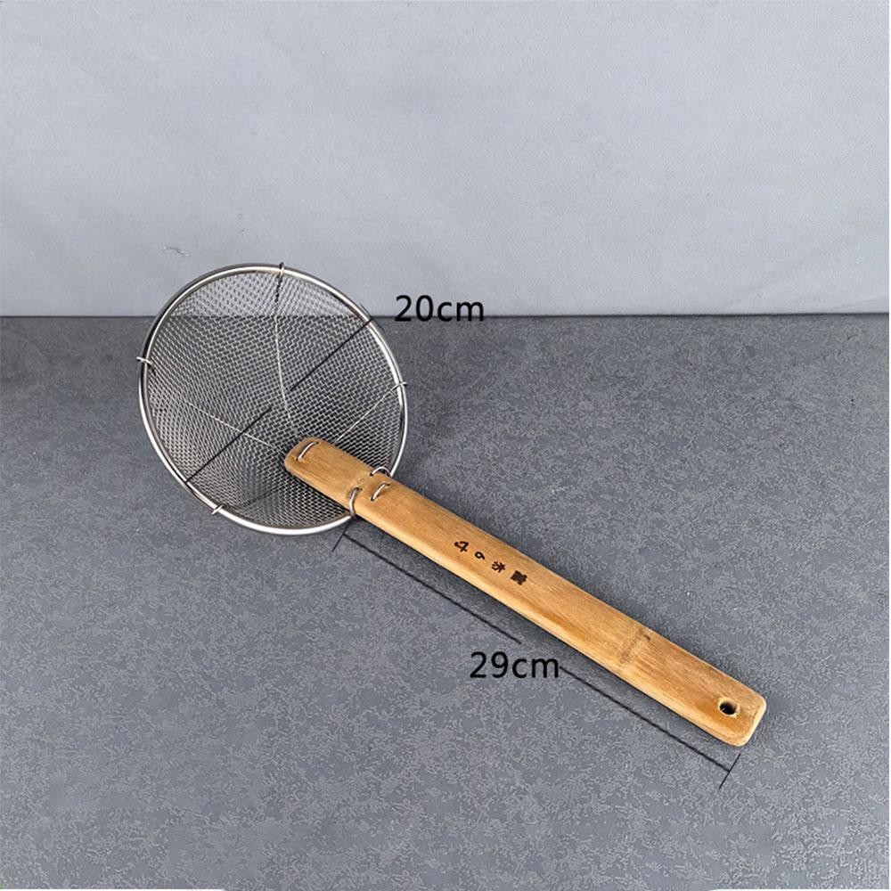 JiKK Lưới Lọc, Dụng Cụ Skimmer Muỗng Lọc Đa Năng, Dụng Cụ Nhà Bếp Inox Sàng Bánh Bao