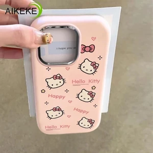 Phong Cách Hàn Quốc Vỏ HelloKitty Dễ Thương Cho Samsung Galaxy A03 Core A7 2018 Note 20 Ultra 10 Plus J2 Prime Grand Prime Màu Kẹo Hoạt Hình Mềm Ốp lưng Chống Sốc