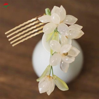 Lược Tóc Cô Dâu Trang Trí Hoa Hanfu Quần Áo Phù Hợp Với Hoa Lược Tóc Đa Năng Cho Tạo Kiểu Tóc Trang Trí