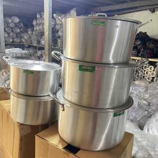 Nồi nhôm đúc loại dày, hàng tại xưởng size lớn 40-42-44-46-48-50cm - Phương Trang