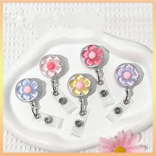 Có Thể Thu Vào Chống Mất Huy Hiệu Giá Đỡ Hình Hoa Dễ Thương Giấy Chứng Nhận Kẹp Nút Cho Bác Sĩ Y Tá Nhân Viên Huy Hiệu Cuộn Kẹp