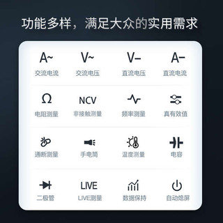 Đồng hồ vạn năng kẹp Zhengtai kỹ thuật số có độ chính xác cao tự động Ampe kế vạn năng Sửa chữa thợ điện thông minh
