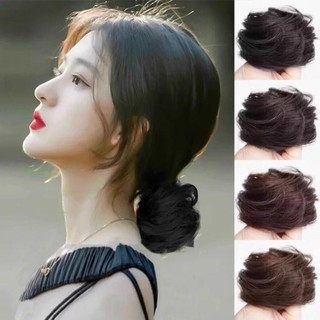 Asdfger Tóc Giả Vòng, Bun Liền Mạch Vô Hình Lụa Nhiệt Độ Cao Tự Nhiên, Phụ Kiện Tóc Tổng Hợp Lông Tơ Bé Gái