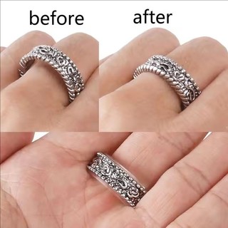 Bộ điều chỉnh kích thước vòng 8 CÁI - Tấm đệm trong suốt vô hình, Tấm bảo vệ vòng cao su PVC mềm cho nhẫn rời, 8 kích cỡ Phù hợp với phụ kiện trang sức 1-10mm