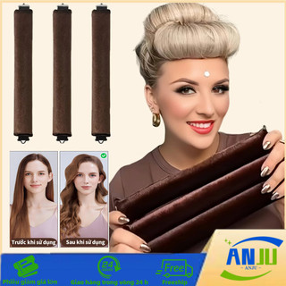 Combo 3 Thanh Uốn Tóc Không Nhiệt, Tạo Kiểu Tóc Xoăn Dễ Dàng Khi Ngủ, Chất Liệu Xốp Mềm Mại