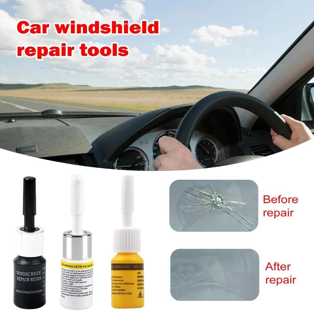 Keo dán bảo dưỡng kính PWSEND, DIY Màn hình điện thoại Glass Scratch Restore, Chất độn kính dạng lỏng Cửa sổ Crack Khôi phục Công cụ sửa chữa kính chắn gió ô tô