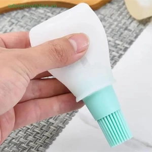 Thêm Bàn Chải Chai Dầu Silicon Chai Đựng Dầu Có Bàn Chải Thịt Nướng Chịu Nhiệt Độ Cao Basting Bàn Chải Nhà Bếp BBQ Dụng Cụ BSS