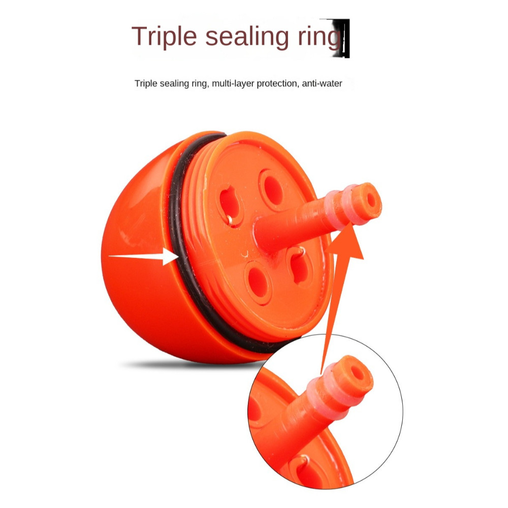 Bộ phụ kiện câu cá HOBBYIN với phao bobber dành cho câu cá biển, đã bao gồm chì và nút chặn 4B-5.0, đặc biệt có đậu chống va chạm.